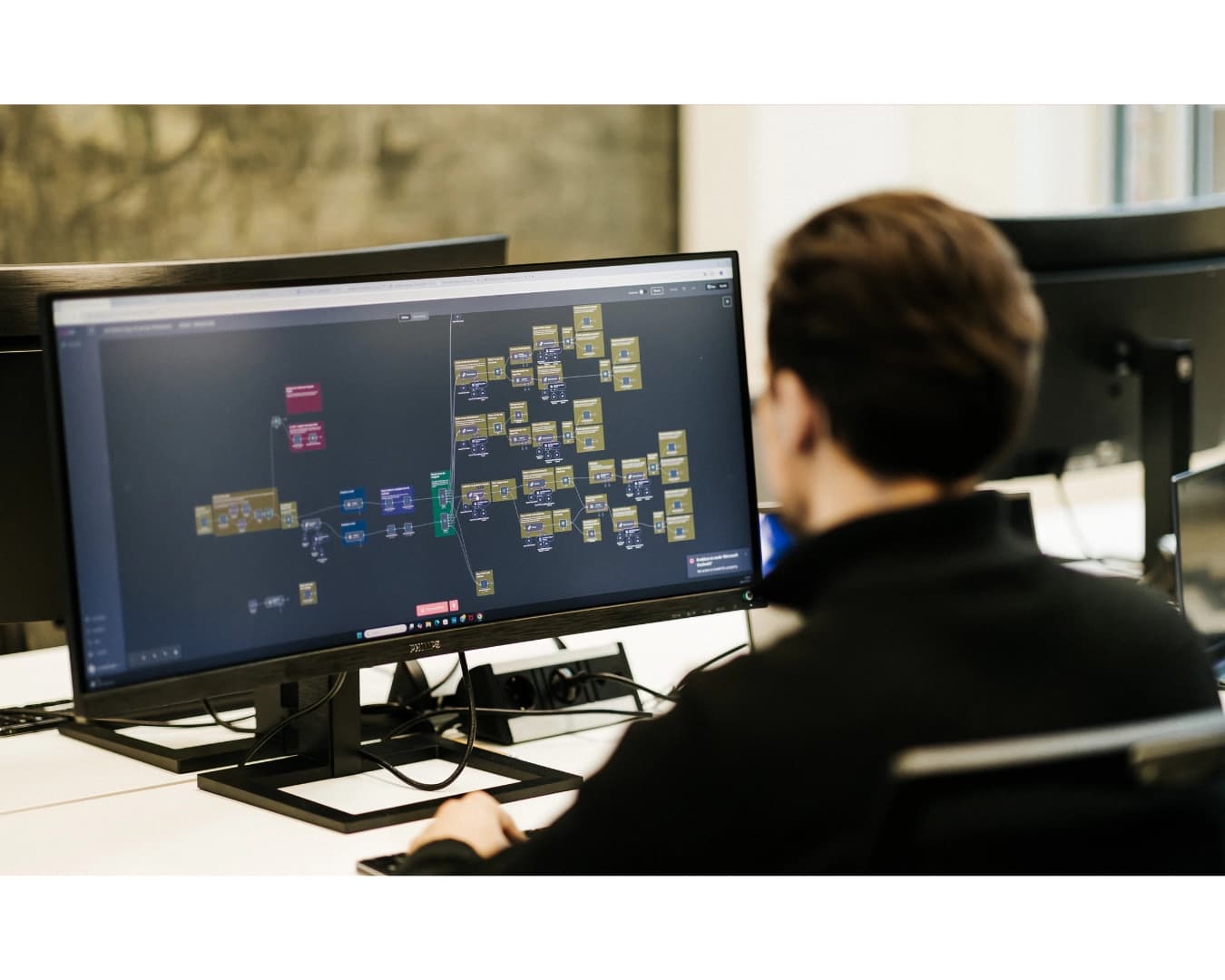 picture of computer screen workflow