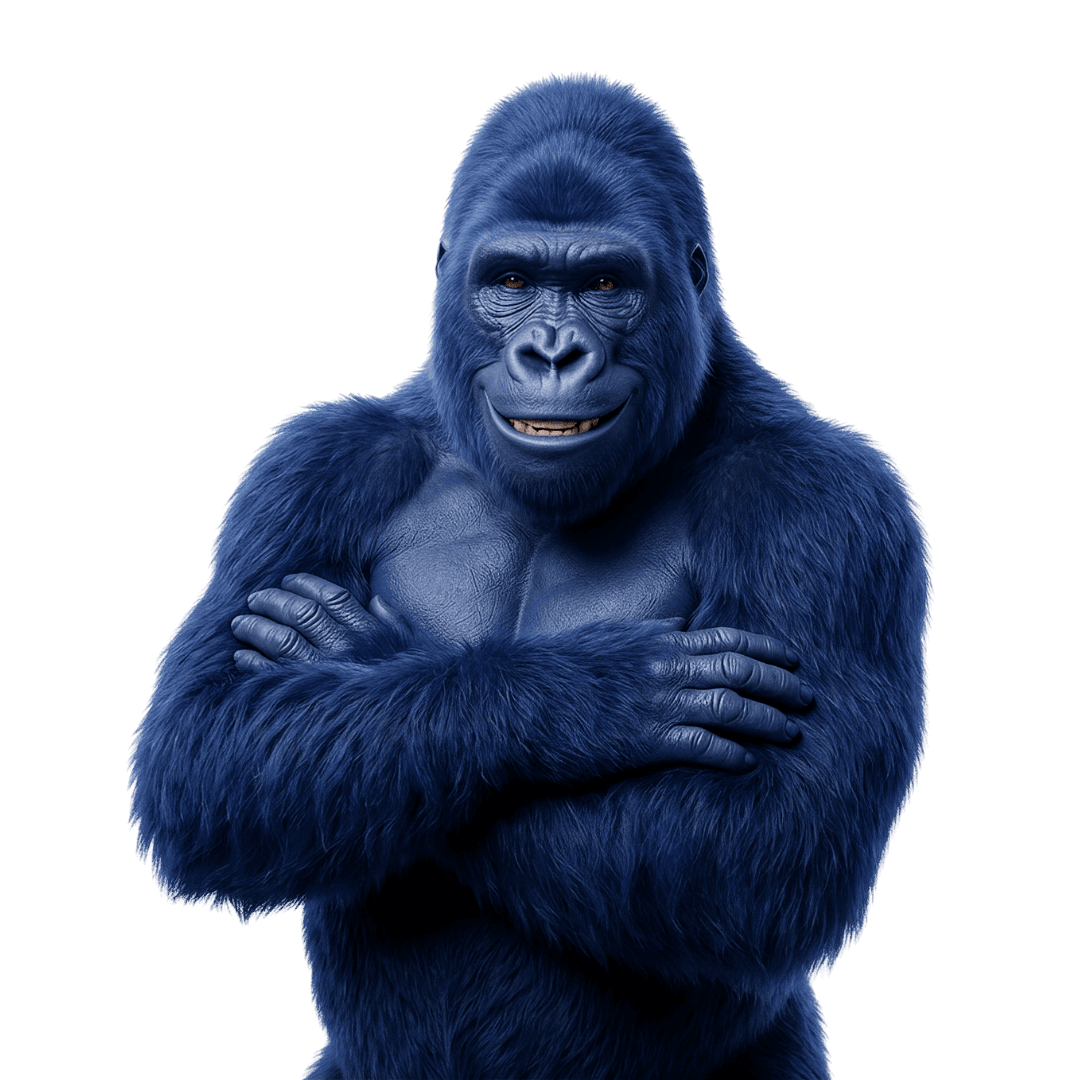 Gorilla posing